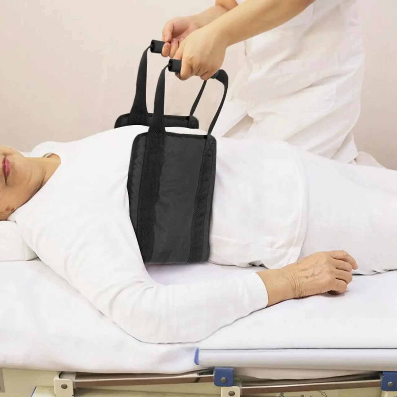 Patient Lifting Sling with Handle Mobility Aids Equipment Patient Turning Device Transfer Assist Belt Lift Belt for Elderly - Image 2