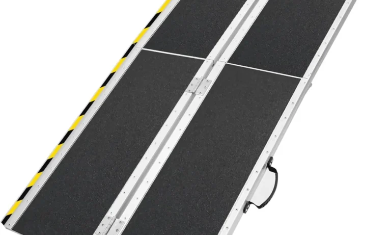 6ft Folding Aluminum Wheelchair Ramp – 600lb Capacity, Non-Slip Threshold Access for Stroke Recovery & Mobility Support | Stroke Lyfe™ All Ages Series
