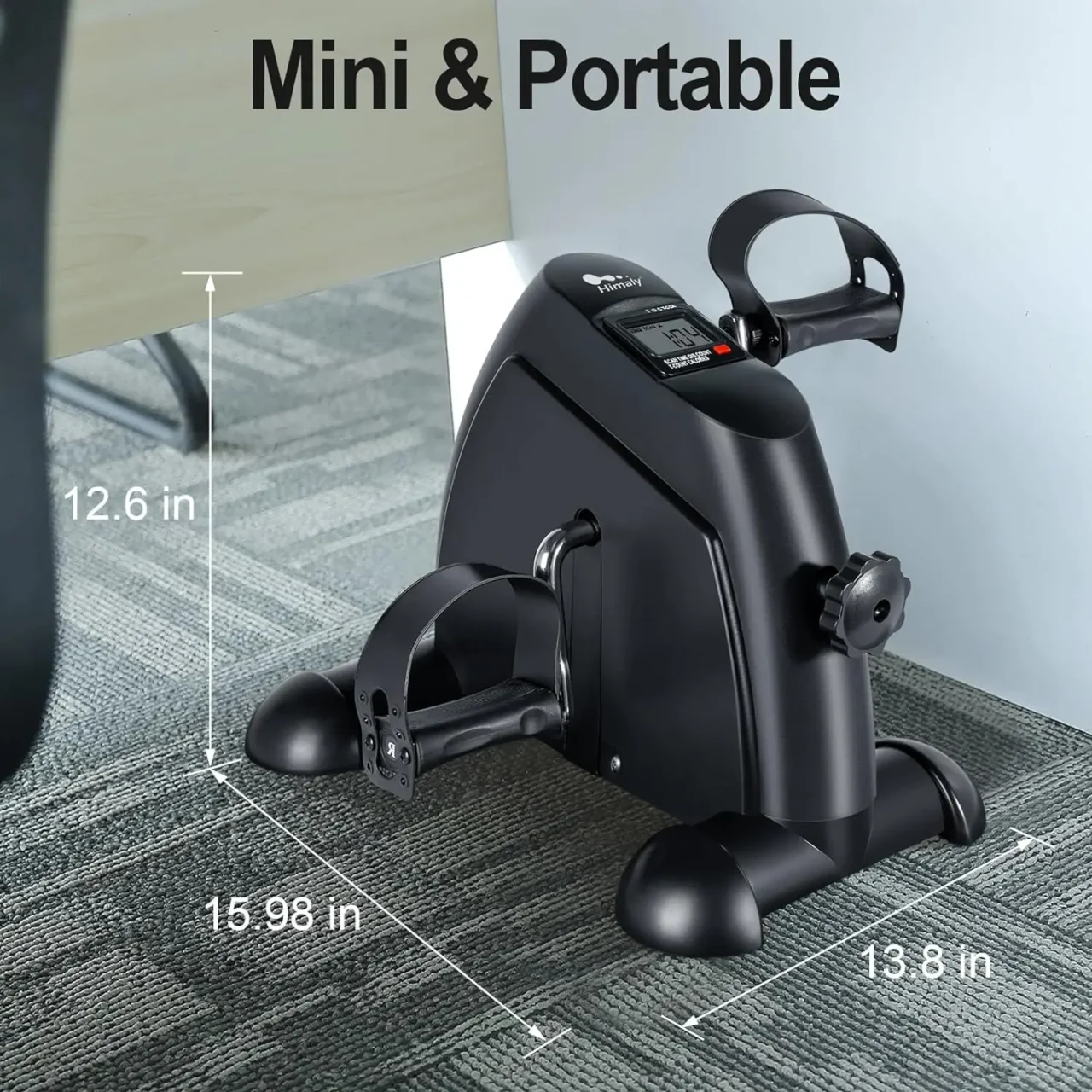 Mini Under Desk Pedal Exerciser – Portable Arm & Leg Cycle with LCD Display for Stroke Recovery, Home Fitness & Physical Therapy | Stroke Lyfe™ NeuroAccess - Image 3