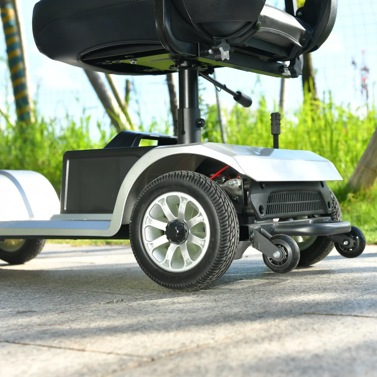 Electric Mobility Scooter 4 Wheels Handicapped Scooter For Adult Elderly Disabled People Outdoor With Foldable Function - Image 5