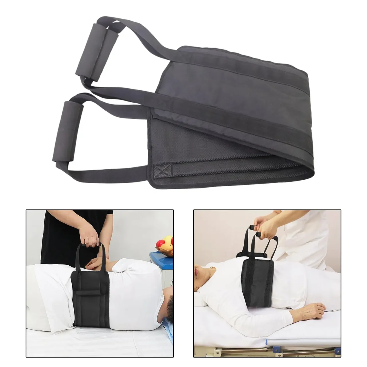 Patient Lifting Sling with Handle Mobility Aids Equipment Patient Turning Device Transfer Assist Belt Lift Belt for Elderly - Image 4
