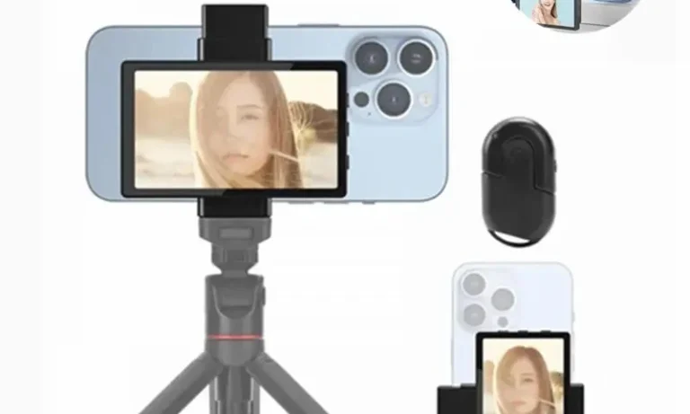 Kingma Magnetic Selfie Monitor – Rear Camera Vlog Screen for iPhone & Android | Stroke Lyfe™ Creator Series