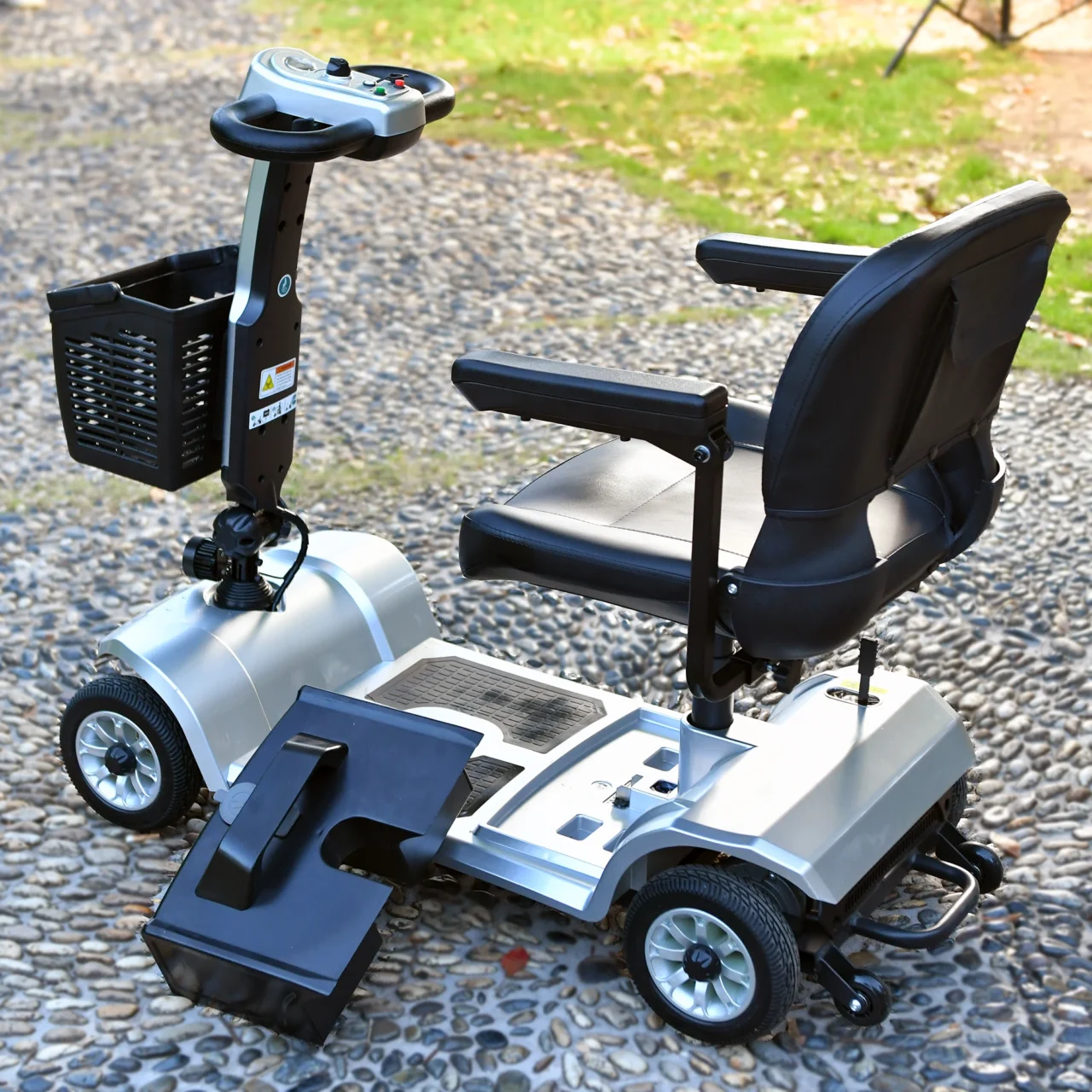 Electric Mobility Scooter 4 Wheels Handicapped Scooter For Adult Elderly Disabled People Outdoor With Foldable Function - Image 3
