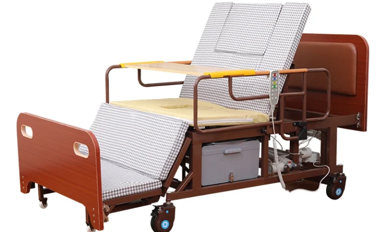 Multi-Functional Electric Care Bed – Household Hospital Bed with Turn-Over & Lift Features for Stroke Recovery & Paralysis Support | Stroke Lyfe™ Mobility Series