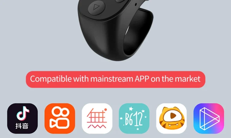 Wireless Bluetooth Mobile Selfie Lazy Artifac Tiktok Remote Control Ring Mobile Phone Bluetooth Controller t For Xiaomi Apple