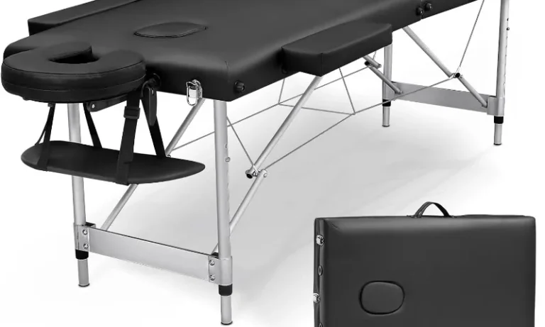 84" Portable Folding Therapy Table – Adjustable Lash, Tattoo & Massage Bed for Stroke Recovery, Spa & Home Rehab | Stroke Lyfe™ Kinetic Series