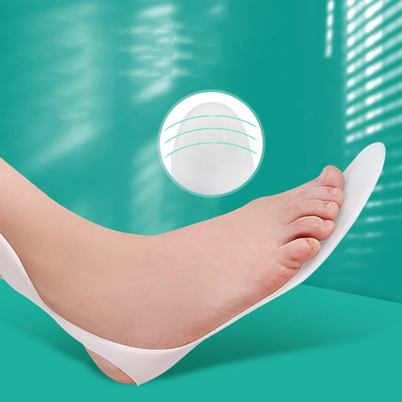 Ankle Foot Orthosis Drop Foot Stabilizer Ankle Support Straightener Foot Drop Brace Foot Drop Orthosis for Adults Stroke Tendon - Image 5