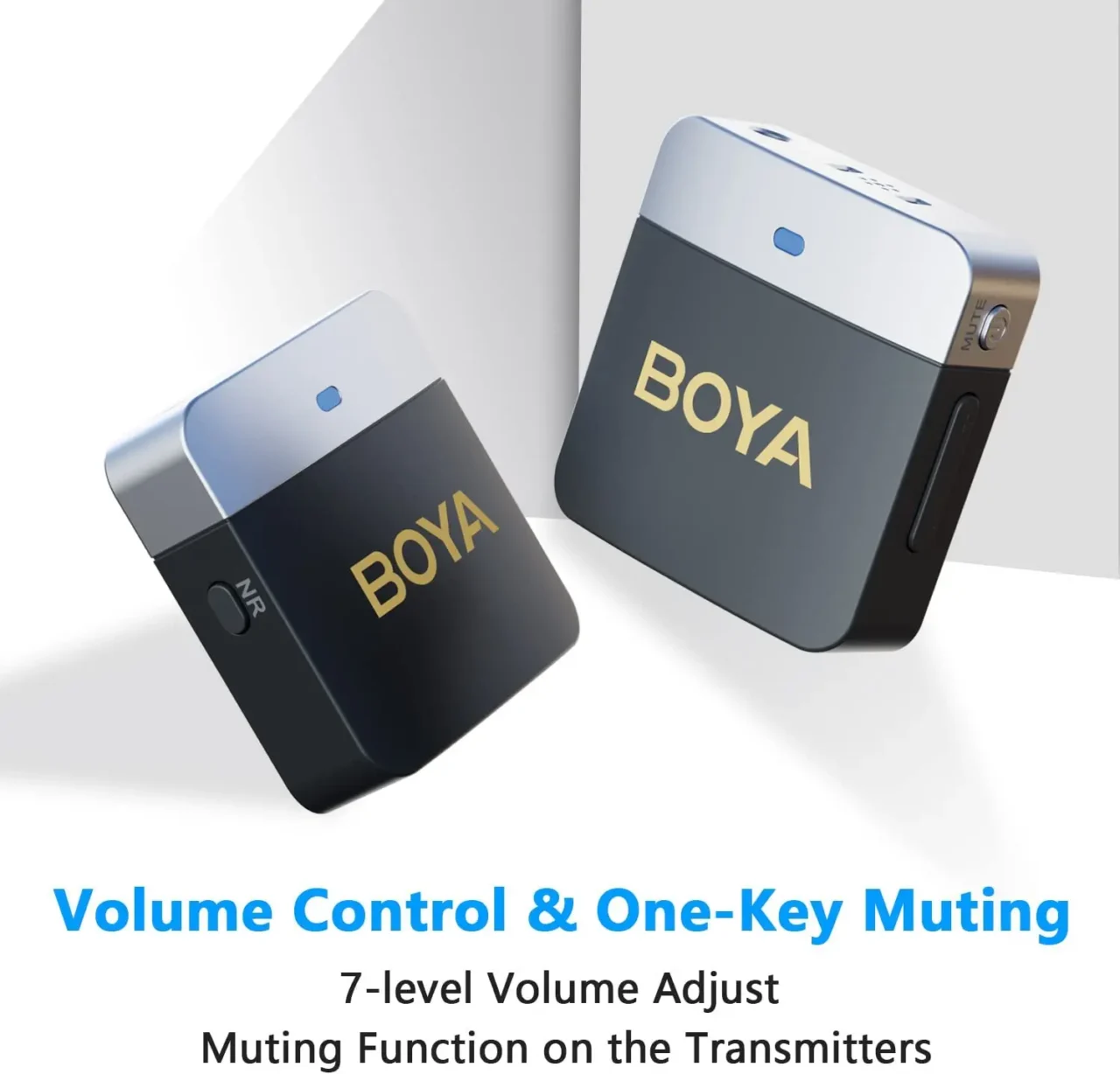 BOYA BY-M1V Wireless Lavalier Lapel Condenser Microphone for iPhone Android Smartphone Camera PC Gaming YouTube Broadcast Vlog - Image 4