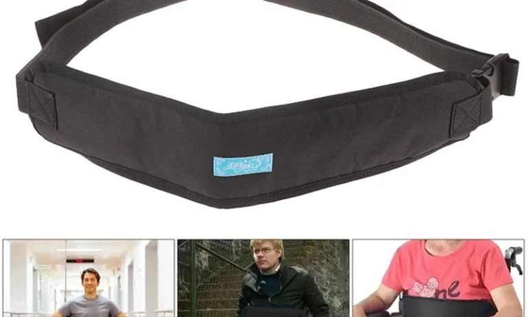 Anti-Fall Wheelchair Seat Belt – Adjustable Lap Strap with Quick-Release Buckle for Stroke Recovery, Elderly Care & Patient Safety | Stroke Lyfe™ Kinetic Series